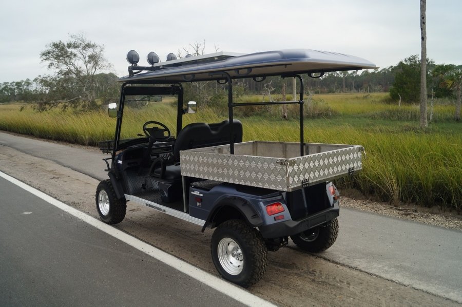 MotoEV Electro Neighborhood Buddy 2 Passenger Utility Deluxe Highriser Street Legal Golf Cart