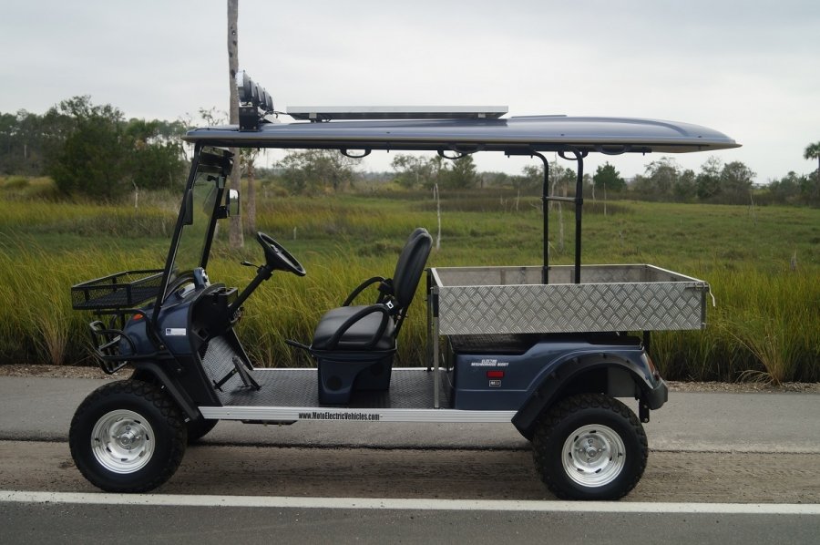 MotoEV Electro Neighborhood Buddy 2 Passenger Utility Deluxe Highriser Street Legal Golf Cart