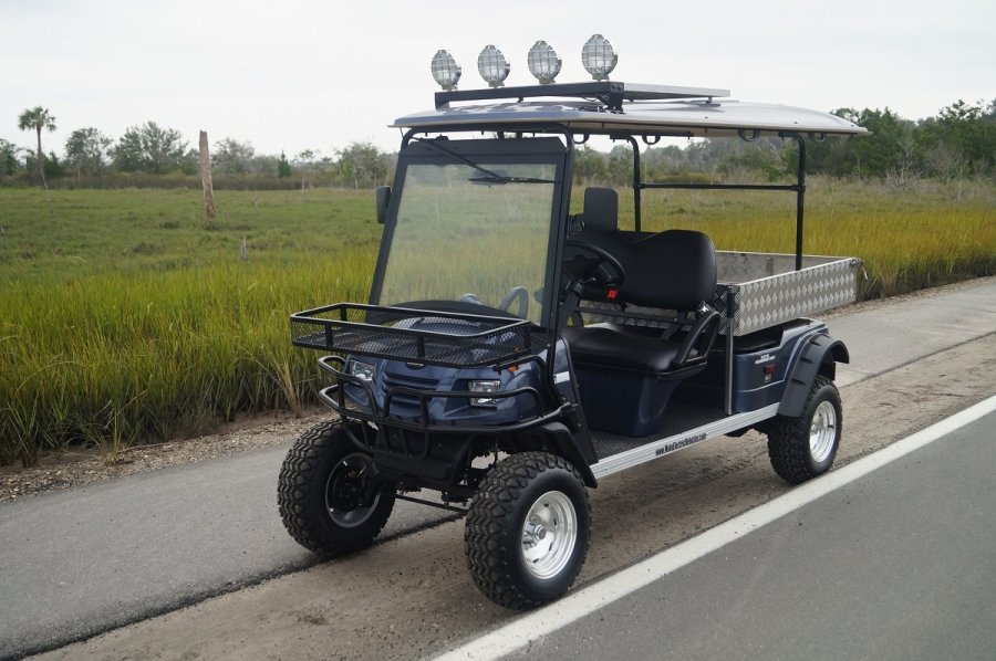 MotoEV Electro Neighborhood Buddy 2 Passenger Utility Deluxe Highriser Street Legal Golf Cart